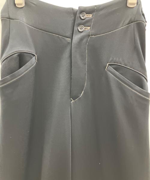 sulvam（サルバム）sulvam (サルバム) sulvam　ワイドパンツ ブラック サイズ:Sの古着・服飾アイテム