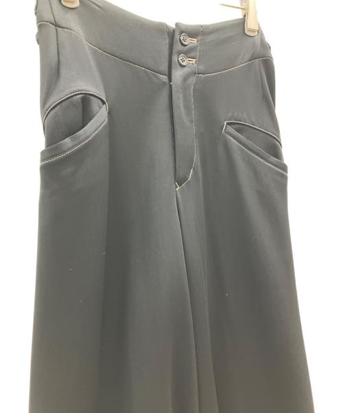 sulvam（サルバム）sulvam (サルバム) sulvam　ワイドパンツ ブラック サイズ:Sの古着・服飾アイテム