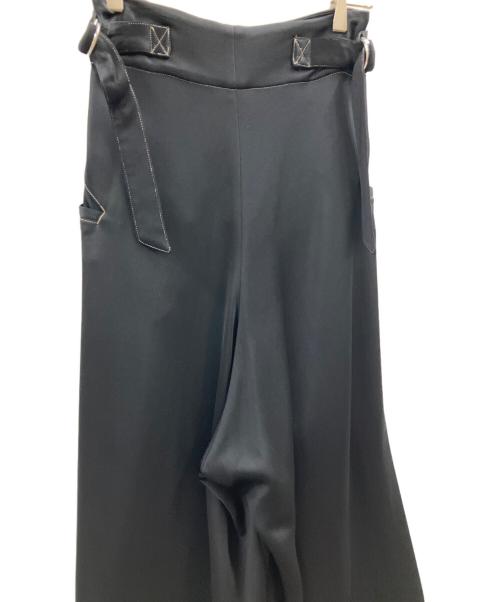 sulvam（サルバム）sulvam (サルバム) sulvam　ワイドパンツ ブラック サイズ:Sの古着・服飾アイテム