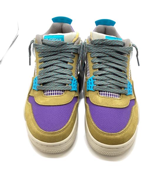 NIKE（ナイキ）NIKE (ナイキ) AIRJORDAN4 カーキ×パープル サイズ:25.5㎝の古着・服飾アイテム