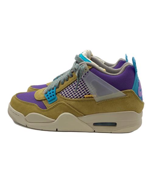 NIKE（ナイキ）NIKE (ナイキ) AIRJORDAN4 カーキ×パープル サイズ:25.5㎝の古着・服飾アイテム