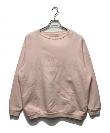 THIRD MAGAZINE（サードマガジン）の古着「ロゴスウェット」｜ピンク