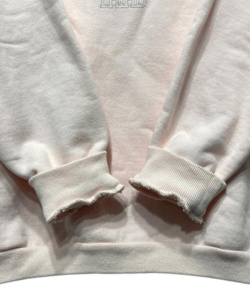 THIRD MAGAZINE（サードマガジン）THIRD MAGAZINE (サードマガジン) ロゴスウェット ピンク サイズ:9の古着・服飾アイテム