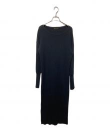 L'appartement（アパルトモン）の古着「Rib Knit ワンピース」｜ブラック