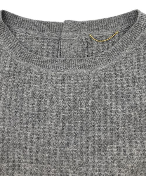 L'appartement（アパルトモン）L'appartement (アパルトモン) Cashmere Thermal Knit グレー サイズ:FREEの古着・服飾アイテム