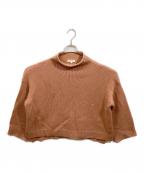 DEMYLEEデミリー）の古着「カシミヤボトルネックニット」｜ピンク