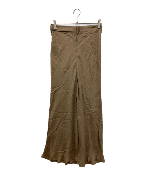 DEUXIEME CLASSE（ドゥーズィエム クラス）DEUXIEME CLASSE (ドゥーズィエム クラス) Maxi スカート　サテンロングスカート カーキ サイズ:36の古着・服飾アイテム