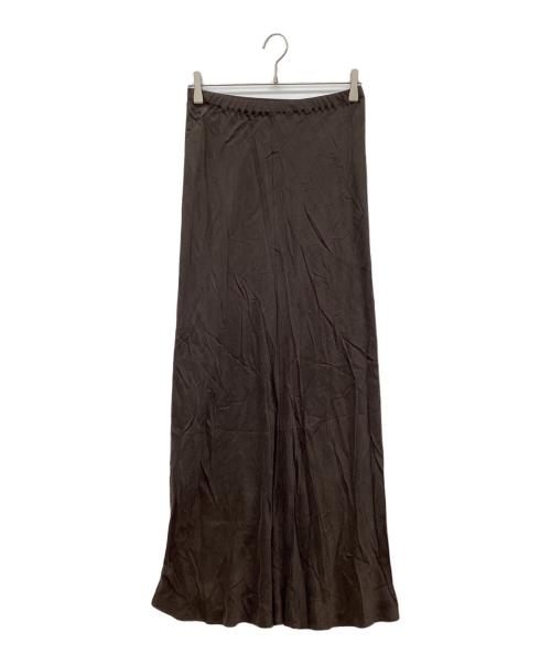 EVERYDAY I LIKE.（エヴリデイ アイ ライク）EVERYDAY I LIKE. (エヴリデイ アイ ライク) Cu/R マキシスカート ブラウン サイズ:FREEの古着・服飾アイテム