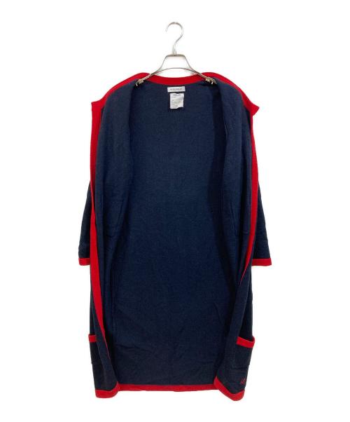 MADISON BLUE（マディソンブルー）MADISON BLUE (マディソンブルー) カシミヤ混ロングカーディガン ネイビー サイズ:Sの古着・服飾アイテム