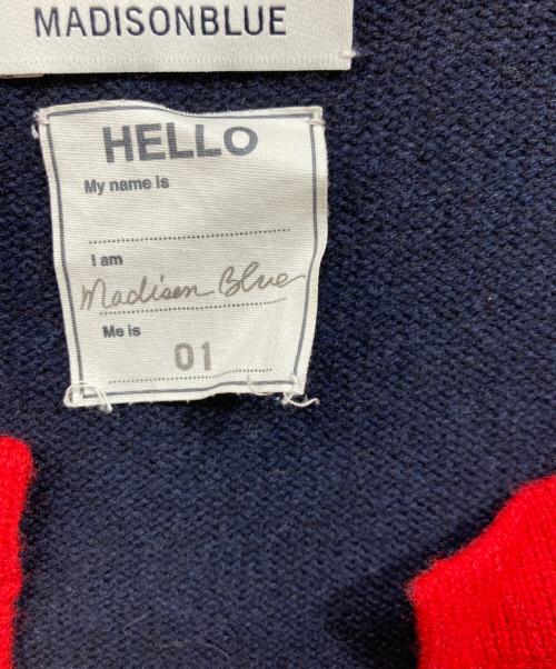 MADISON BLUE（マディソンブルー）MADISON BLUE (マディソンブルー) カシミヤ混ロングカーディガン ネイビー サイズ:Sの古着・服飾アイテム