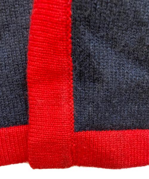 MADISON BLUE（マディソンブルー）MADISON BLUE (マディソンブルー) カシミヤ混ロングカーディガン ネイビー サイズ:Sの古着・服飾アイテム