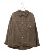 DEUXIEME CLASSEドゥーズィエム クラス）の古着「プリーテッドジャケット」｜ブラウン