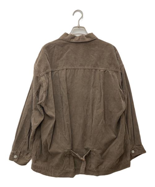DEUXIEME CLASSE（ドゥーズィエム クラス）DEUXIEME CLASSE (ドゥーズィエム クラス) プリーテッドジャケット ブラウン サイズ:Freeの古着・服飾アイテム
