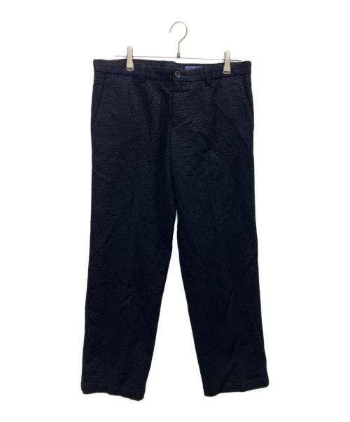 BLUE BLUE（ブルーブルー）BLUE BLUE (ブルーブルー) マイヤーレース3ピースセットアップ ネイビー サイズ:Lの古着・服飾アイテム