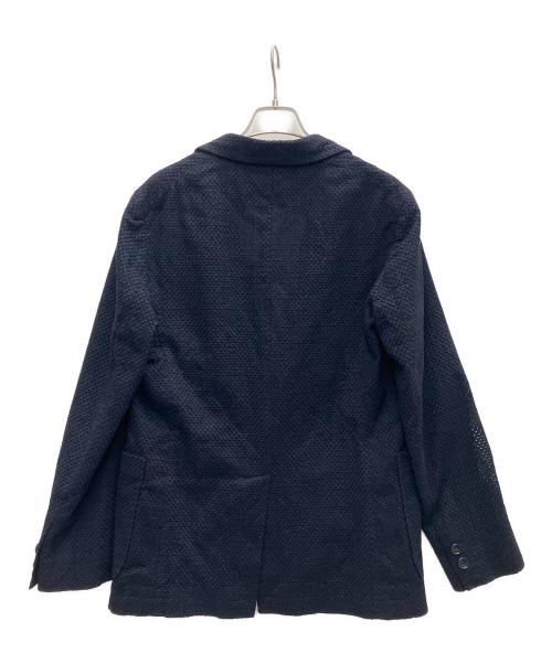 BLUE BLUE（ブルーブルー）BLUE BLUE (ブルーブルー) マイヤーレース3ピースセットアップ ネイビー サイズ:Lの古着・服飾アイテム