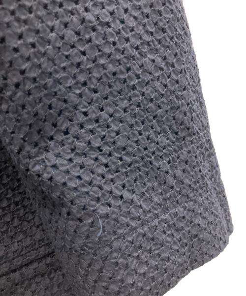 BLUE BLUE（ブルーブルー）BLUE BLUE (ブルーブルー) マイヤーレース3ピースセットアップ ネイビー サイズ:Lの古着・服飾アイテム