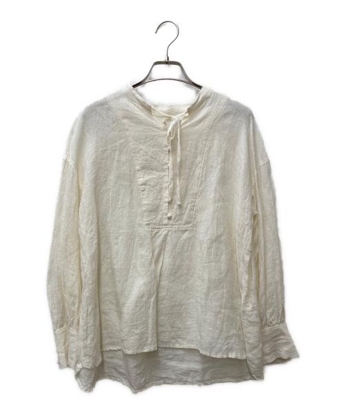 magali（マガリ）magali (マガリ) リネンブラウス アイボリー サイズ:Freeの古着・服飾アイテム