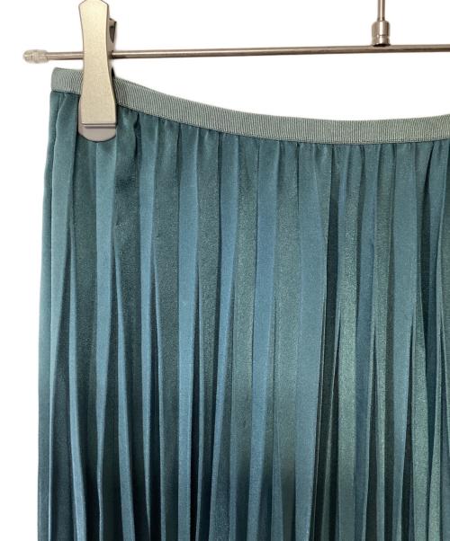 theory（セオリー）theory (セオリー) AIRY SATEEN HURRICANE PLEATS グリーン サイズ:P(5～7号)の古着・服飾アイテム