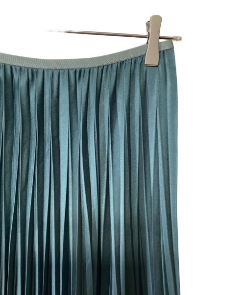 theory（セオリー）theory (セオリー) AIRY SATEEN HURRICANE PLEATS グリーン サイズ:P(5～7号)の古着・服飾アイテム