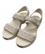 MICHAEL KORSマイケル・コース）の古着「KATRINA ハイブリッド スライドサンダル」｜アイボリー