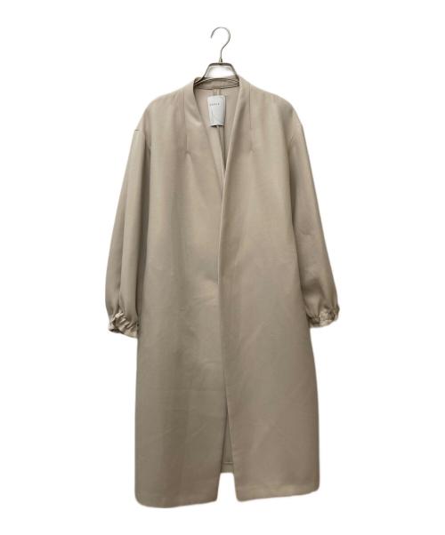 Noble（ノーブル）Noble (ノーブル) トリプルクロスパフスリーブコート ベージュ サイズ:38の古着・服飾アイテム