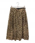 GRAMICCIグラミチ）の古着「レオパード柄ナイロンスカート」｜ブラウン