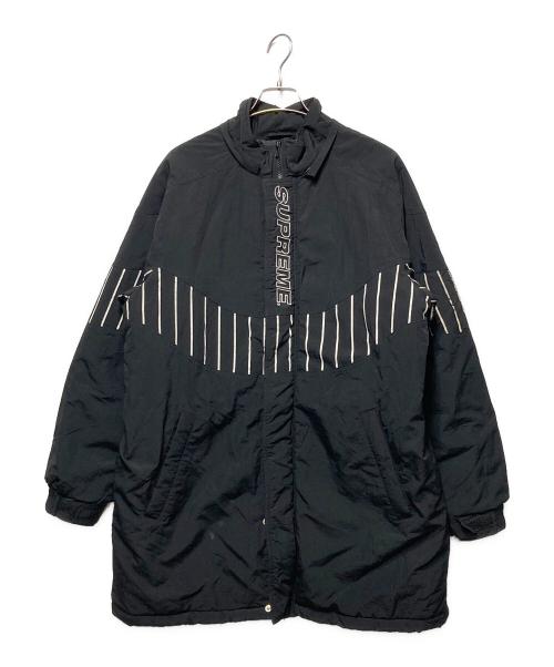SUPREME（シュプリーム）SUPREME (シュプリーム) Pinstripe Panel Sports Parka ブラック サイズ:Ｓの古着・服飾アイテム