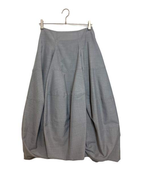 ENFOLD（エンフォルド）ENFOLD (エンフォルド) ソフトトロピカル Vase Balloon SKIRT トップグレー サイズ:38 未使用品の古着・服飾アイテム