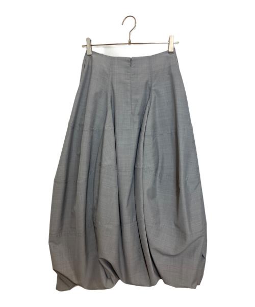 ENFOLD（エンフォルド）ENFOLD (エンフォルド) ソフトトロピカル Vase Balloon SKIRT トップグレー サイズ:38 未使用品の古着・服飾アイテム