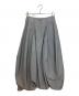 ENFOLD (エンフォルド) ソフトトロピカル Vase Balloon SKIRT トップグレー サイズ:38 未使用品：10000円