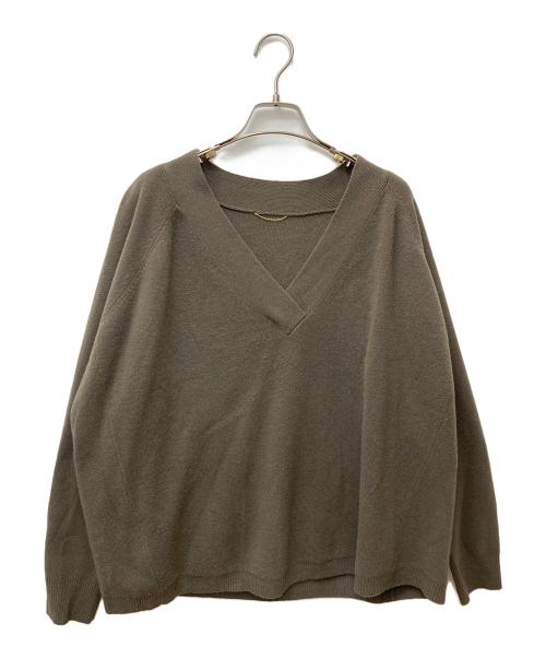 DEUXIEME CLASSE（ドゥーズィエム クラス）DEUXIEME CLASSE (ドゥーズィエム クラス) ミドルゲージVプルオーバー 20080500702030 ブラウン サイズ:サイズ表記なしの古着・服飾アイテム