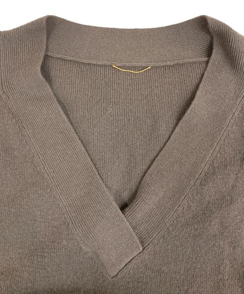 DEUXIEME CLASSE（ドゥーズィエム クラス）DEUXIEME CLASSE (ドゥーズィエム クラス) ミドルゲージVプルオーバー 20080500702030 ブラウン サイズ:サイズ表記なしの古着・服飾アイテム