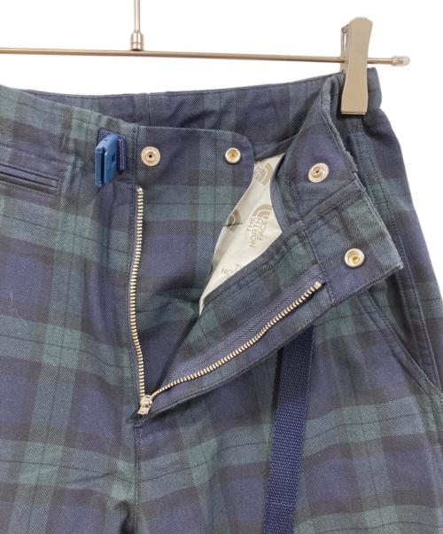 THE NORTHFACE PURPLELABEL（ザ・ノースフェイス パープルレーベル）THE NORTHFACE PURPLELABEL (ザ・ノースフェイス パープルレーベル) Tartan Plaid Field Pants ネイビー サイズ:SIZE WSの古着・服飾アイテム
