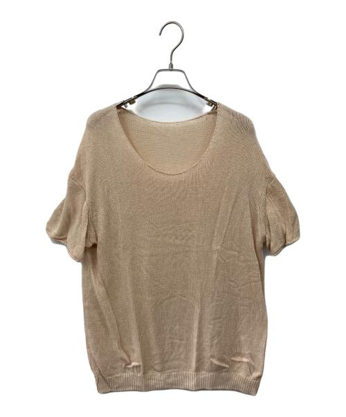 Plage（プラージュ）Plage (プラージュ) HALF SLEEVE LOOSE プルオーバー ベージュ サイズ:Fの古着・服飾アイテム