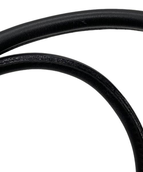 VIOLAd'ORO（ヴィオラドーロ）VIOLAd'ORO (ヴィオラドーロ) 2WAY編み込みショルダーバッグ ブラックの古着・服飾アイテム