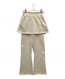 ETRE TOKYO（エトレトウキョウ）の古着「マルチウェイニットパンツ」｜アイボリー