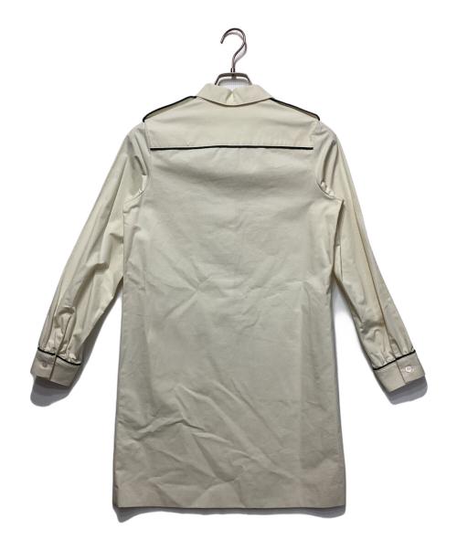 AUGUST（オーガスト）AUGUST (オーガスト) サファリミニドレス ホワイト サイズ:36の古着・服飾アイテム