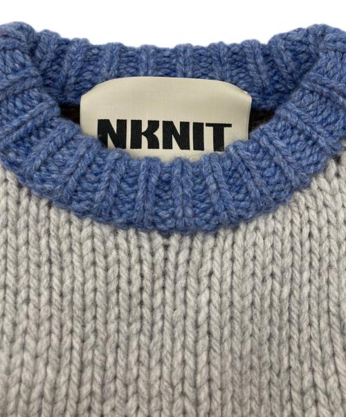 NKNIT（ンニット）NKNIT (ンニット) カラーブロッキングニット サイズ:SIZE 2の古着・服飾アイテム