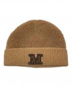 MaxMaraマックスマーラ）の古着「テディベア ニットキャップ」｜ブラウン