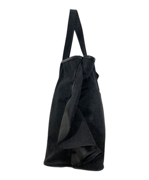 setsuko sagittaire（セツコセジテール）setsuko sagittaire (セツコセジテール) リネントートバッグ ブラックの古着・服飾アイテム