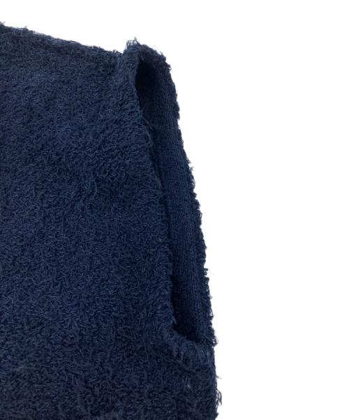 MACPHEE（マカフィー）MACPHEE (マカフィー) ツイーディー クルーネックジレ ネイビー サイズ:Sの古着・服飾アイテム