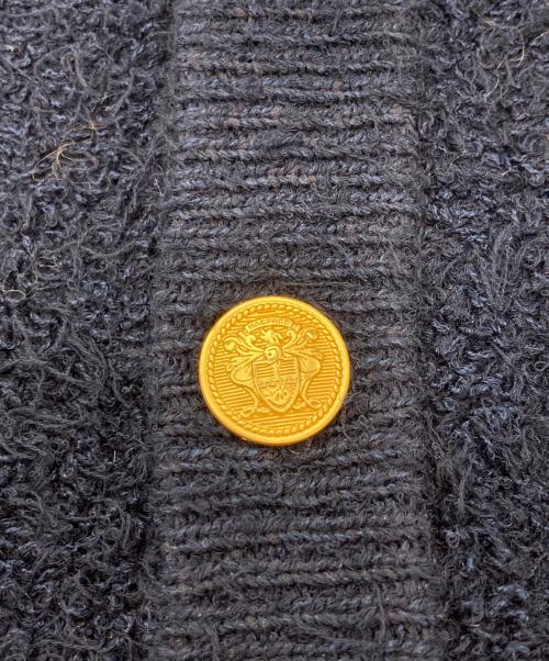 MACPHEE（マカフィー）MACPHEE (マカフィー) ツイーディー クルーネックジレ ネイビー サイズ:Sの古着・服飾アイテム