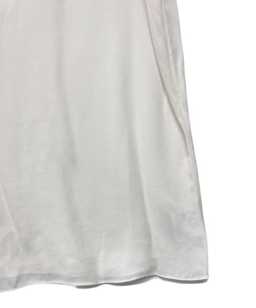 theory（セオリー）theory (セオリー) SILK COMBO/SL ROLL NECK TOP アイボリー サイズ:Sの古着・服飾アイテム