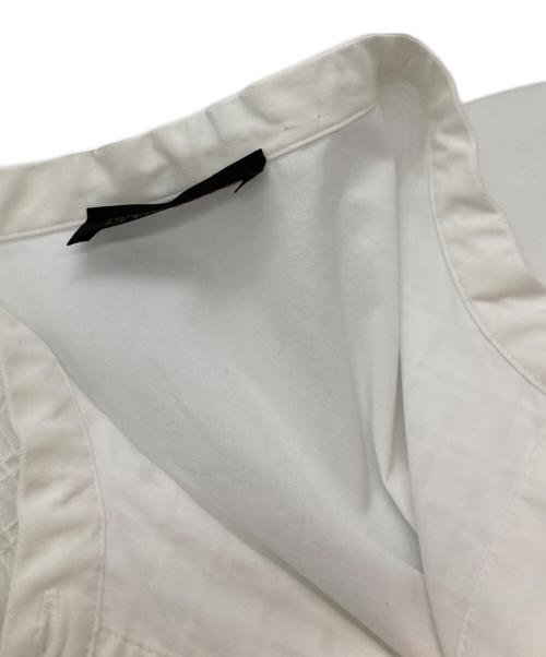 TOMORROW LAND collection（トゥモローランドコレクション）TOMORROW LAND collection (トゥモローランドコレクション) スクエアエンブロイダリー ヨークエンブロイダリーブラウス ホワイト サイズ:36の古着・服飾アイテム