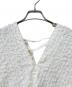 中古・古着 MACPHEE (マカフィー) カットジャカード Vネックプルオーバー アイボリー サイズ:36：8000円