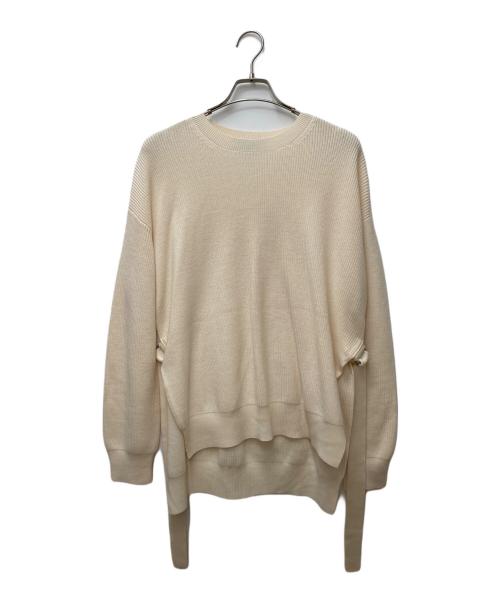 theory（セオリー）theory (セオリー) NEW WOOLY KNIT/KARENIA BELTED アイボリー サイズ:Sの古着・服飾アイテム