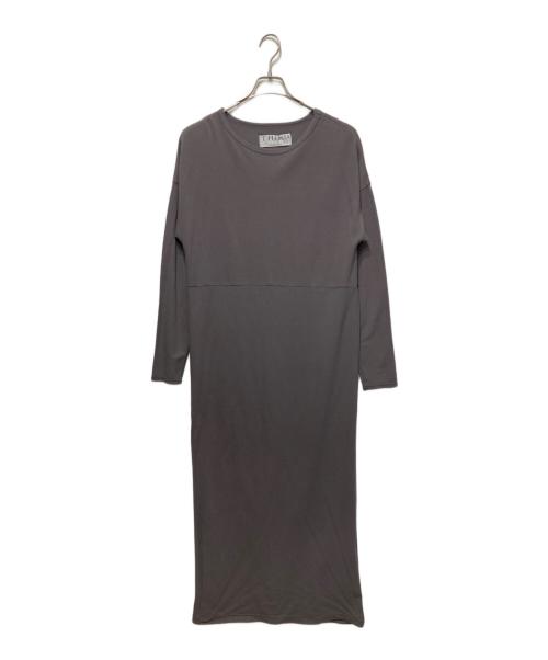 THIRD MAGAZINE（サードマガジン）THIRD MAGAZINE (サードマガジン) カットソーワンピース グレー サイズ:3の古着・服飾アイテム