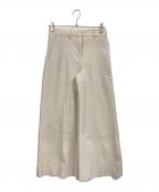 theoryセオリー）の古着「Seer Suit HW Wide Trouser」｜ベージュ