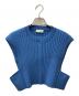 HYKE（ハイク）の古着「WIDE RIBBED CROPPED VEST」｜ブルー