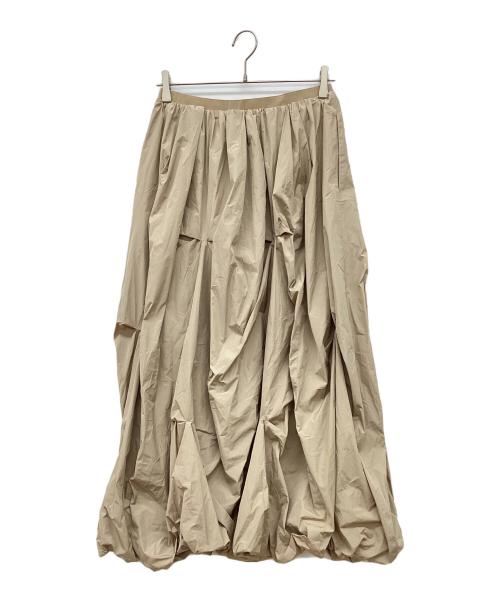 emmi atelier（エミアトリエ）emmi atelier (エミアトリエ) タックボリュームバルーンスカート ベージュ サイズ:1の古着・服飾アイテム